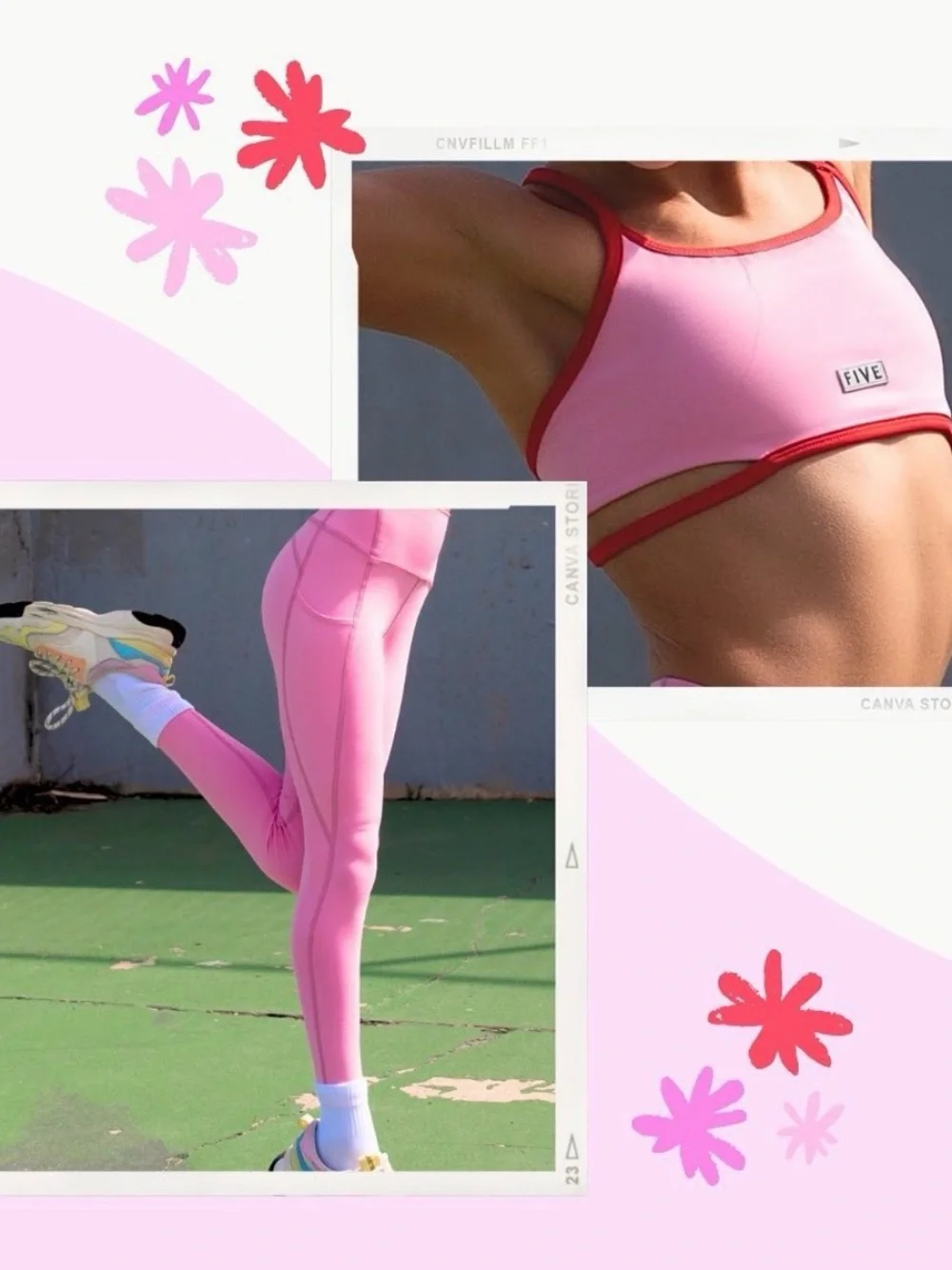 Five Dancewear Always Ready Leggings - Pink Sugar - CXL